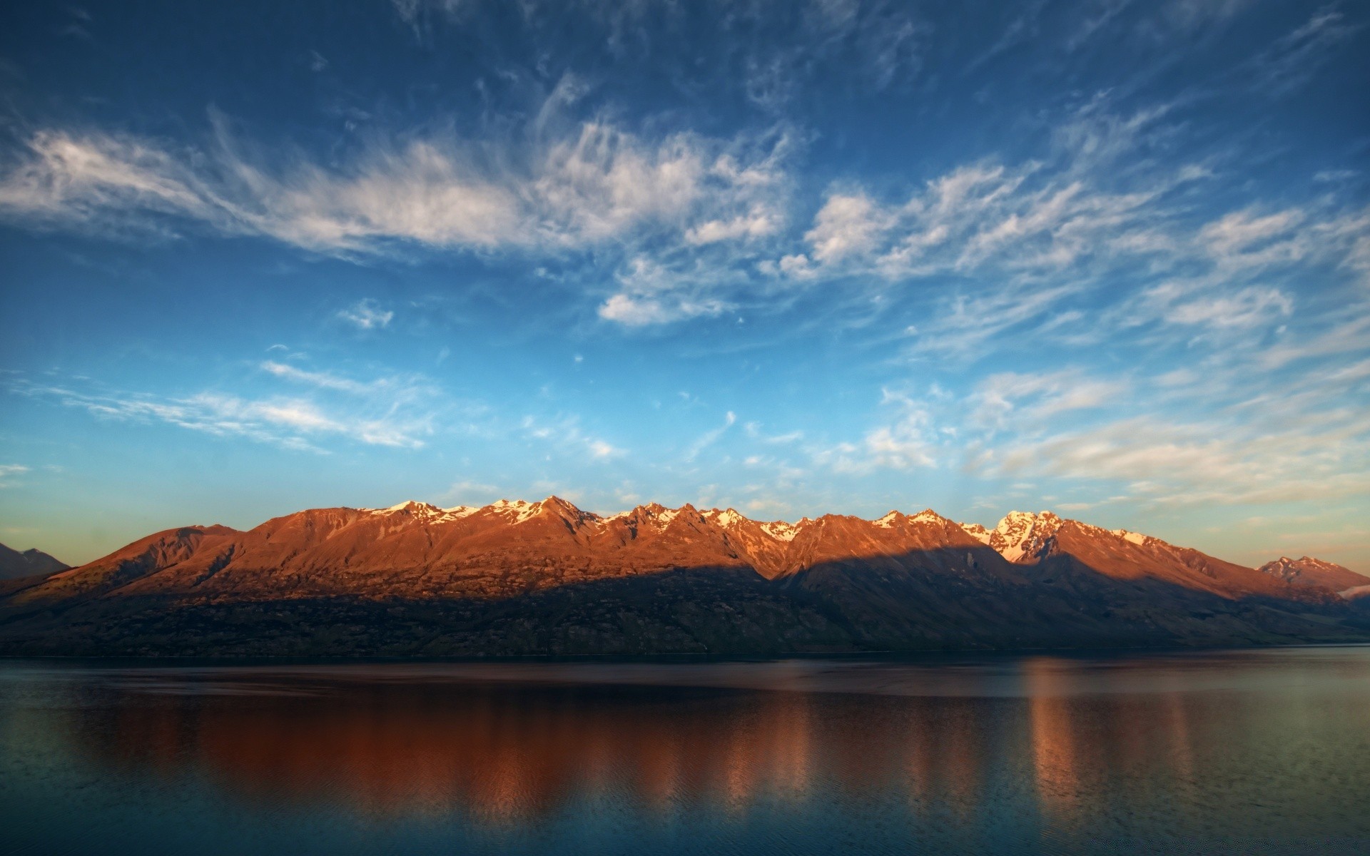 australia and oceania water sunset dawn evening lake dusk travel sky reflection landscape mountain outdoors nature