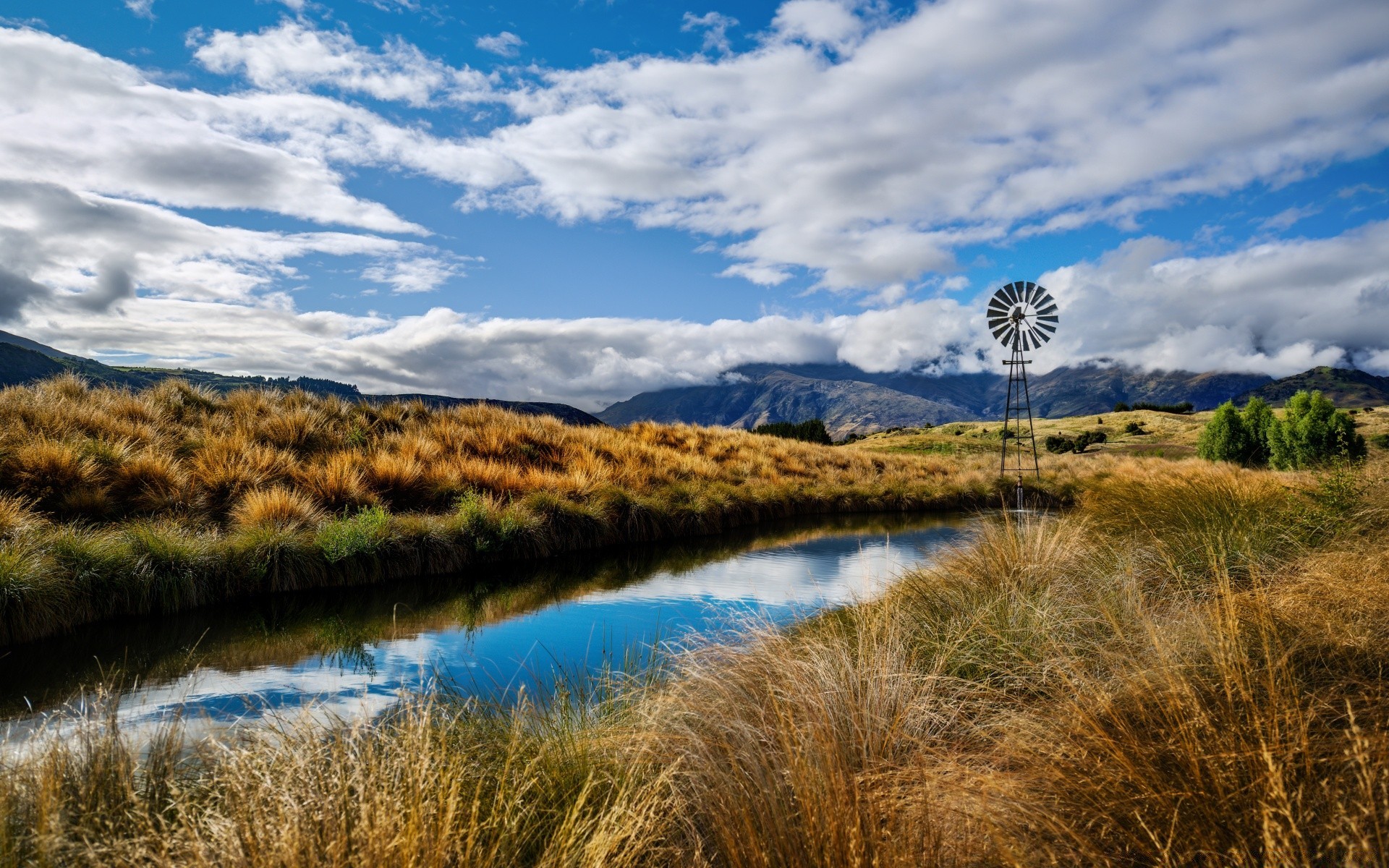 australia and oceania landscape nature water sky lake outdoors travel reflection grass dawn river sunset scenic