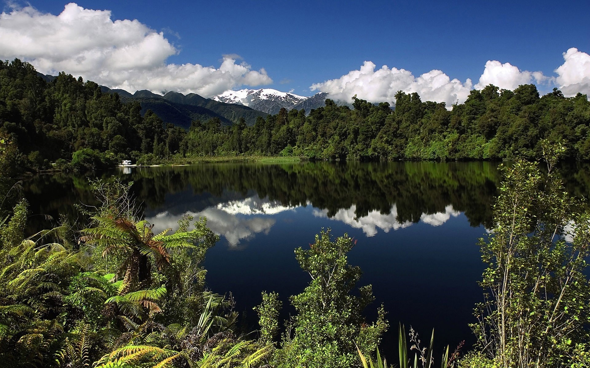 australia and oceania water nature lake travel outdoors landscape river wood mountain sky reflection tree scenic summer