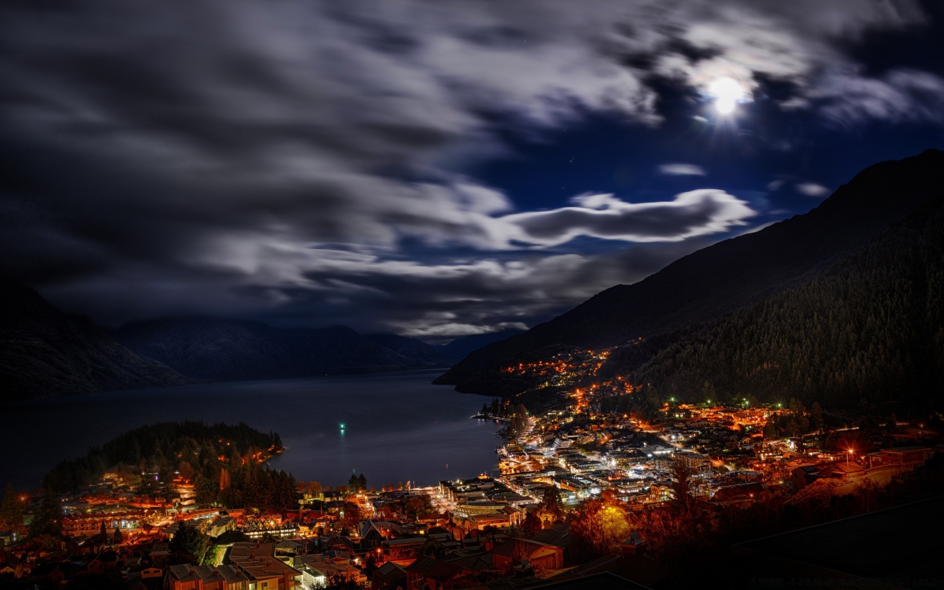 australia y oceanía puesta de sol noche anochecer agua viajes cielo amanecer al aire libre luna montañas paisaje luz volcán