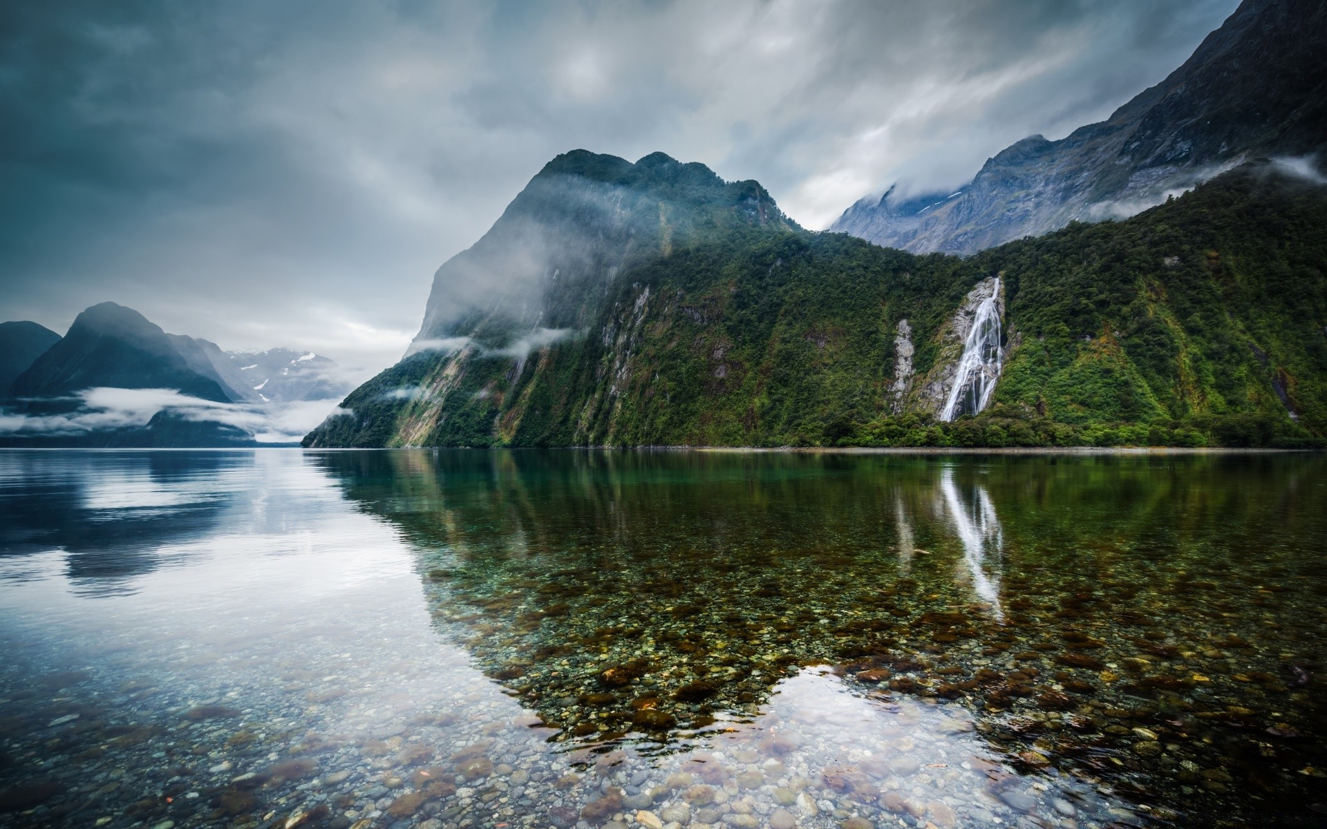 australien und ozeanien wasser landschaft natur reisen berge himmel im freien fluss rock