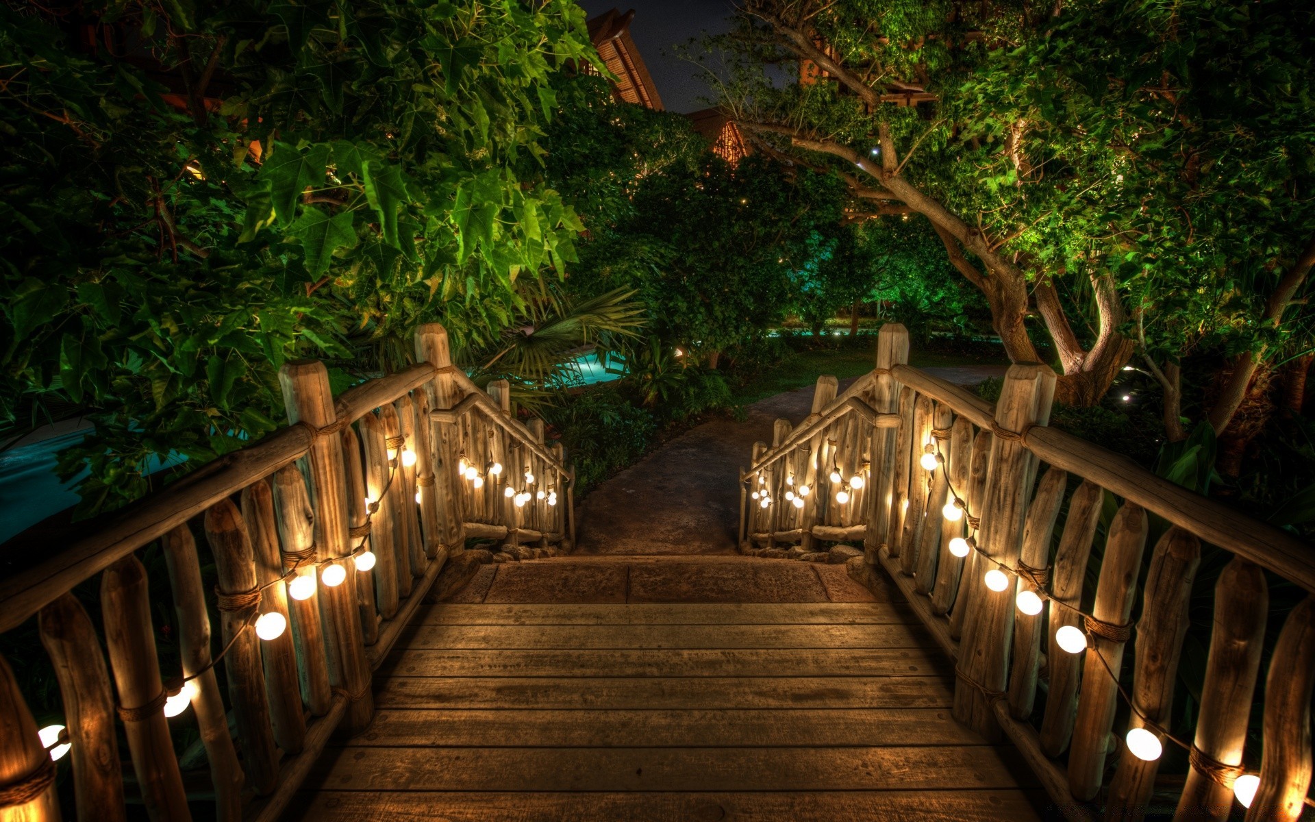 andere städte holz licht reisen brücke baum schritt landschaft wasser guide