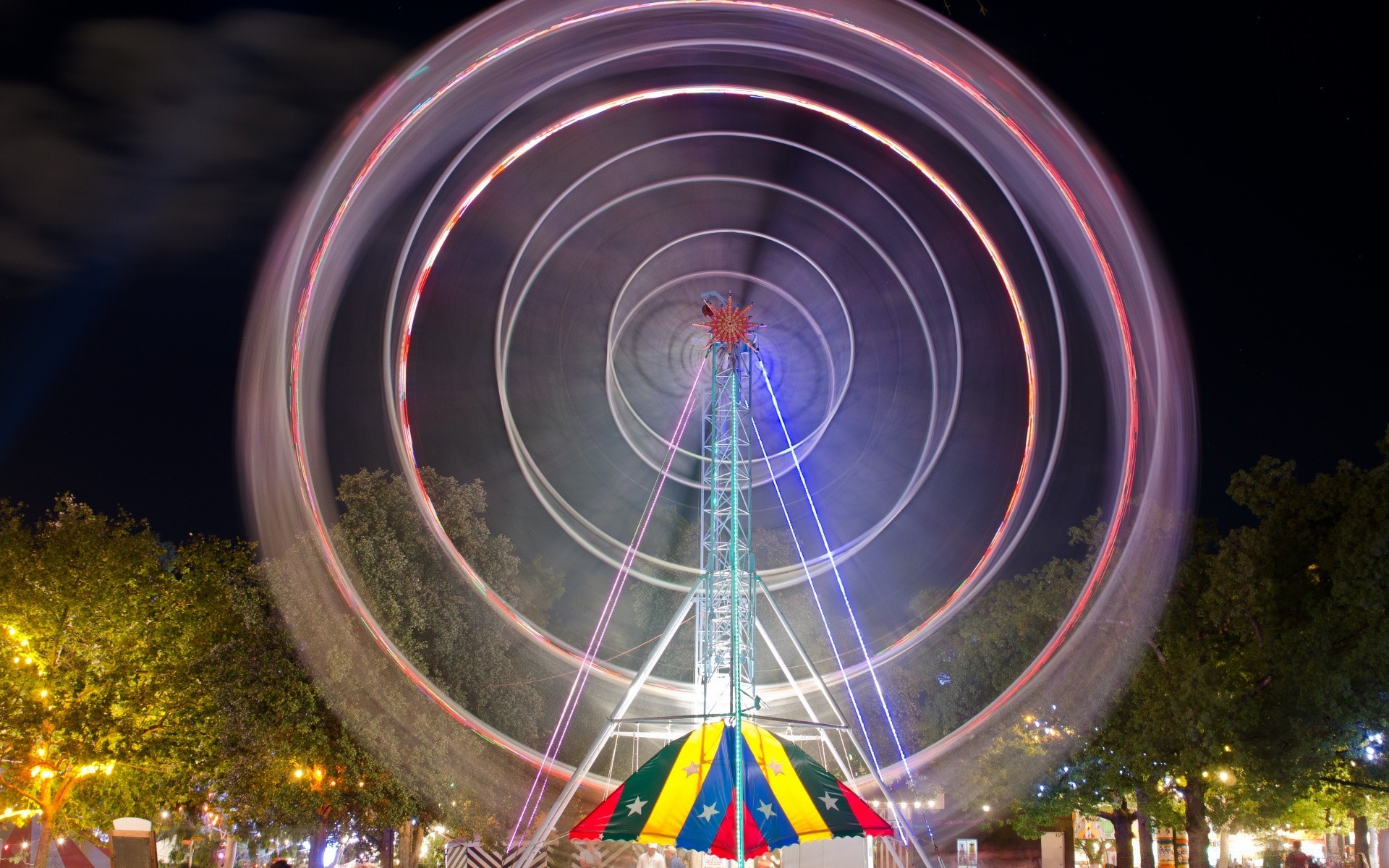 australia and oceania blur bright round fun motion illuminated