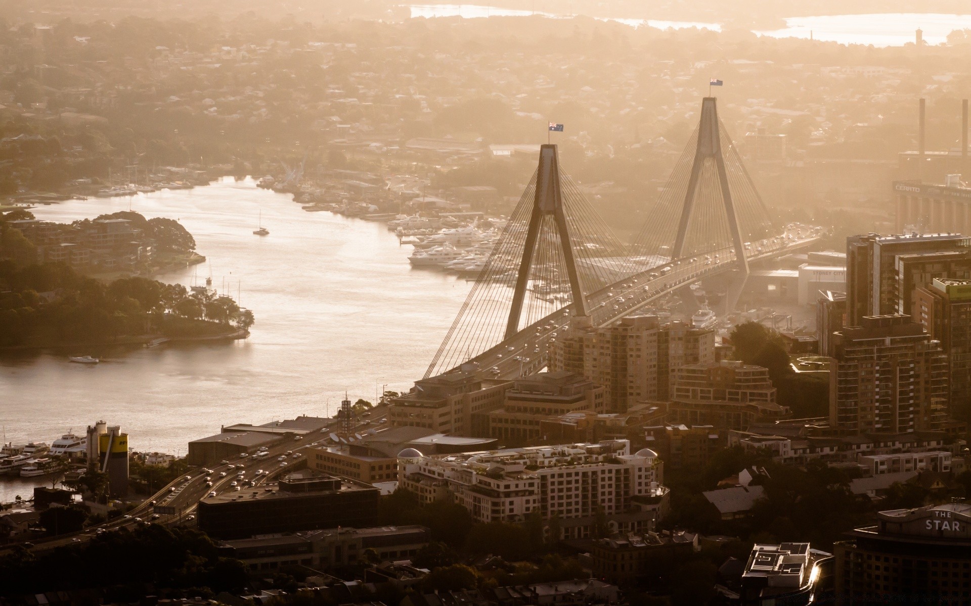 australia e oceania acqua auto sistema di trasporto viaggi città fiume mare moto d acqua architettura ponte porto tramonto