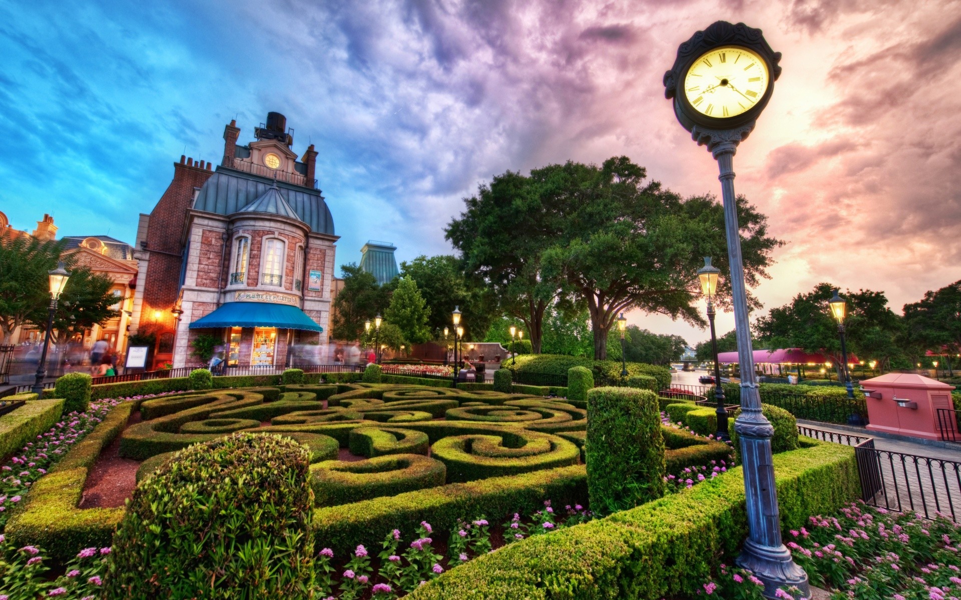 andere städte architektur haus garten im freien stadt reisen baum park uhr tageslicht rasen himmel schloss haus