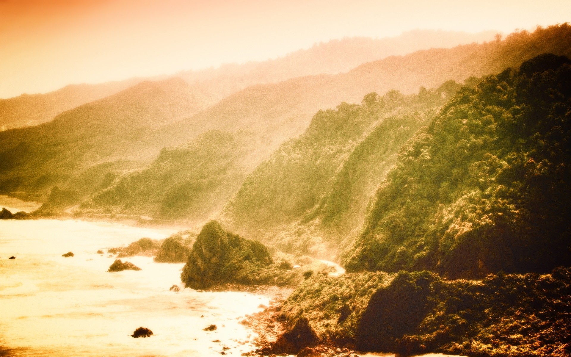 australia and oceania water sunset travel beach landscape sea ocean nature seashore sky river outdoors evening dawn mountain