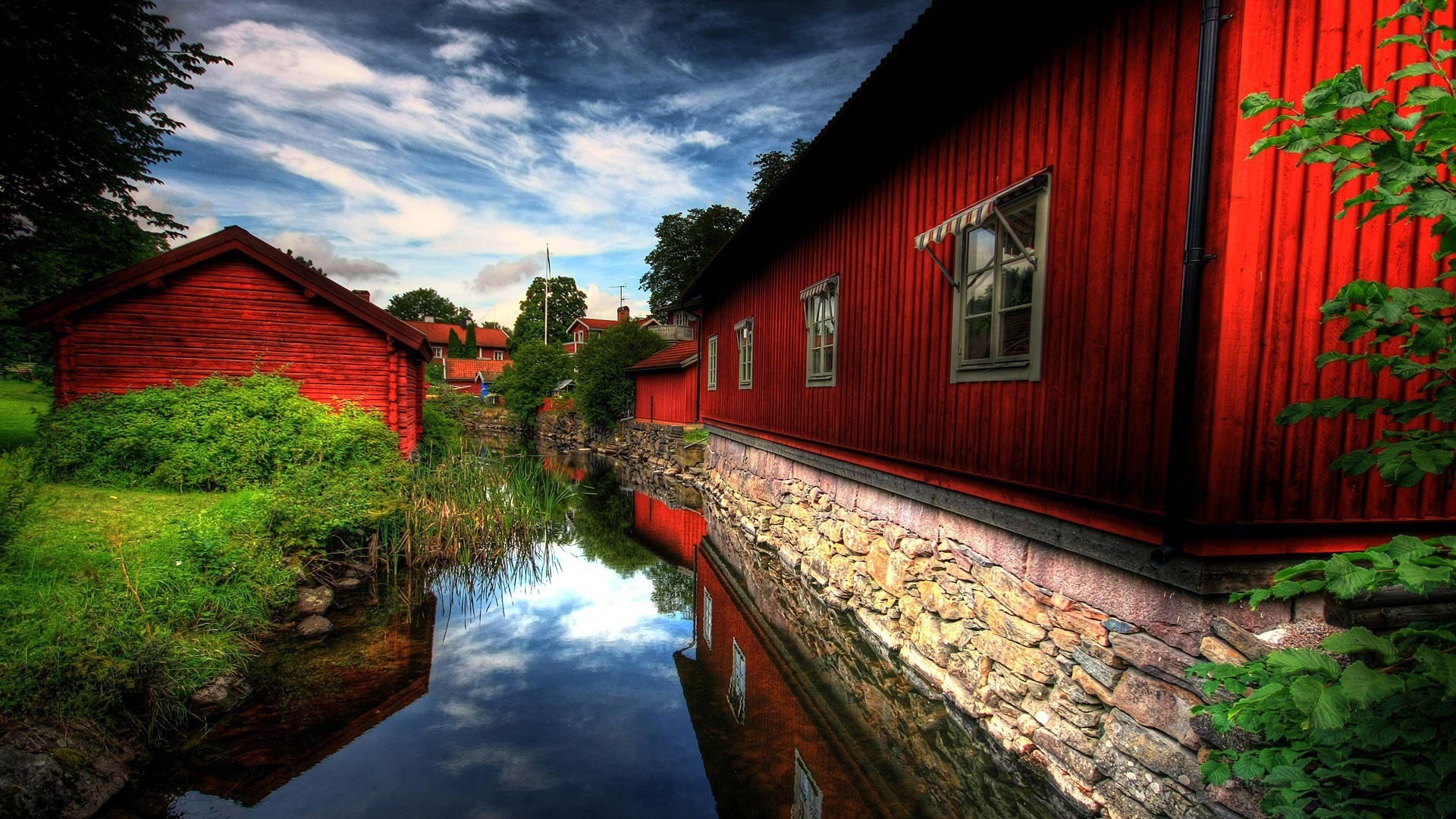 other city wood house architecture water travel building wooden outdoors landscape lake