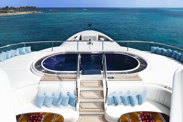 Ship luxury sea view