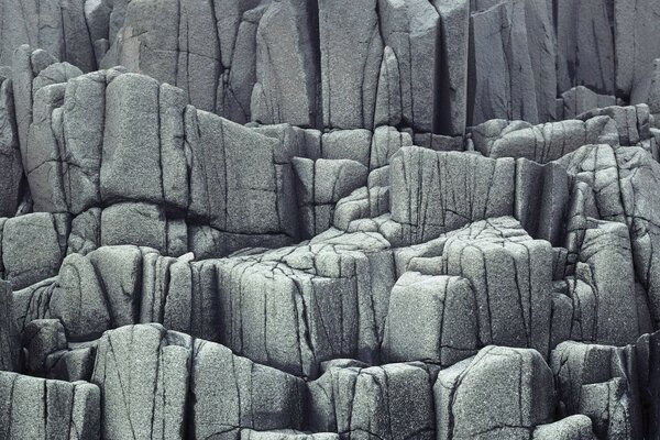 Kunst, die von der Natur geschaffen wurde. Die Berge