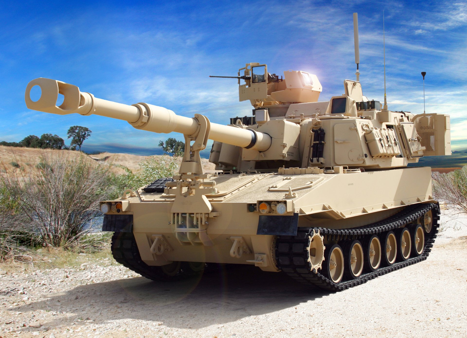 m109a6 паладин американская самоходная гаубица