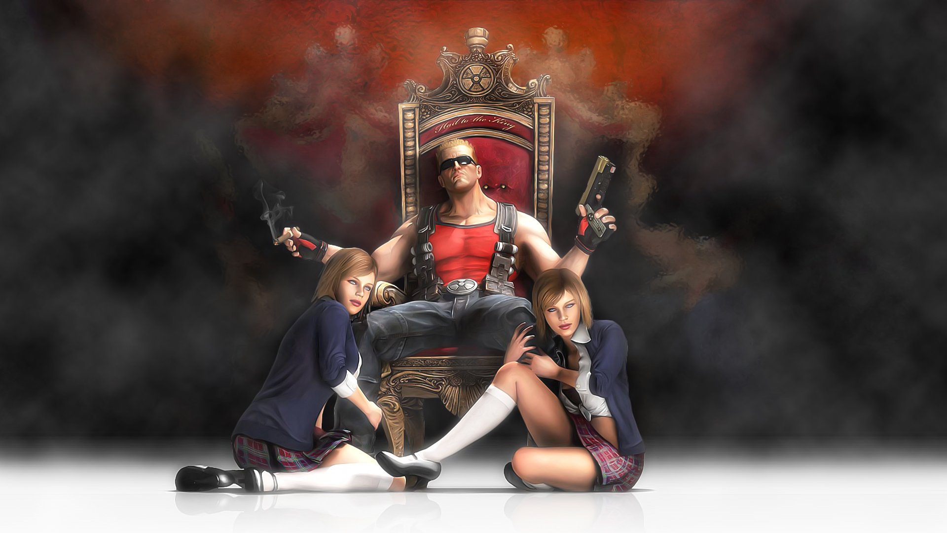duke nukem навсегда девушки оружие