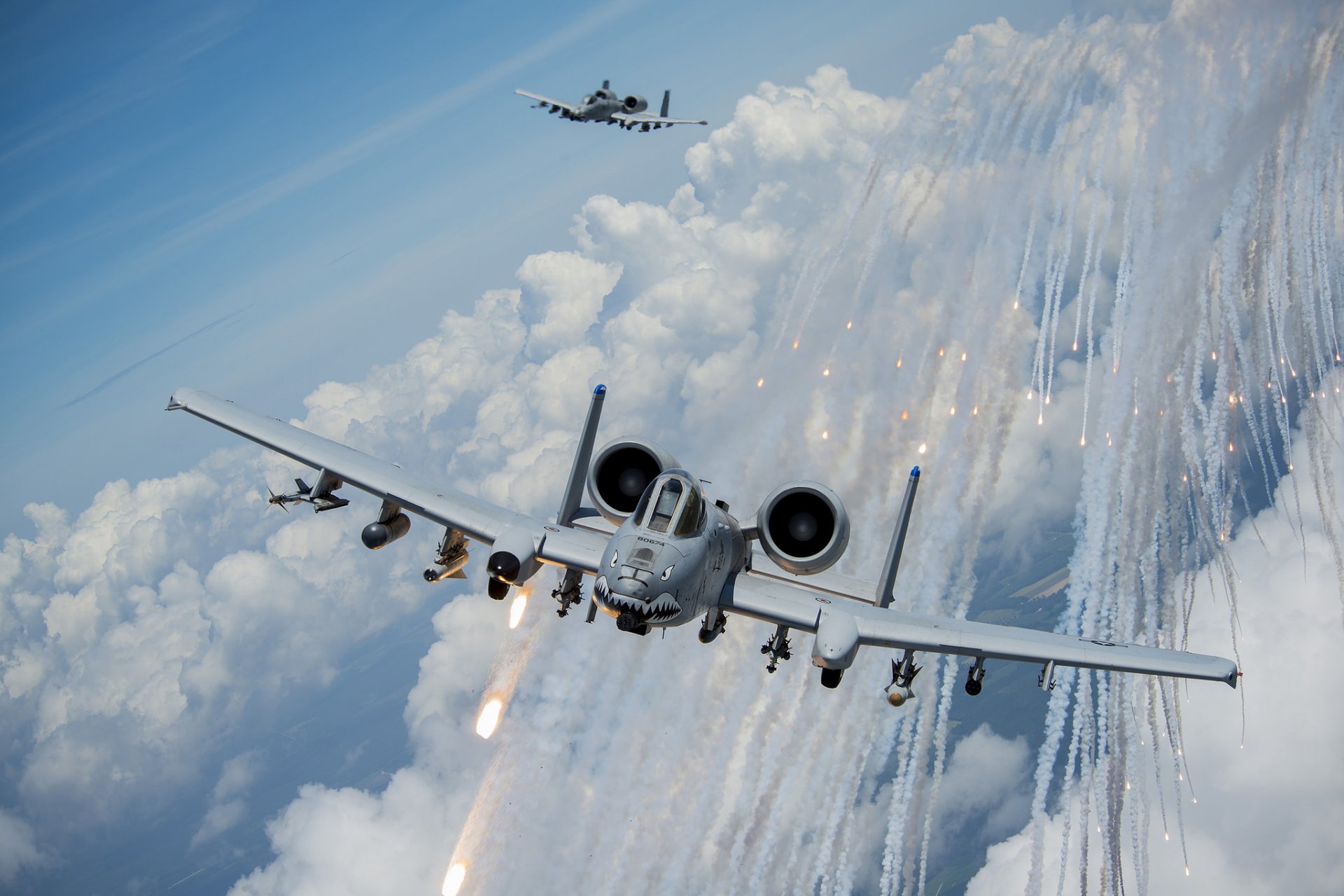 а-10 thunderbolt ii штурмовик небо